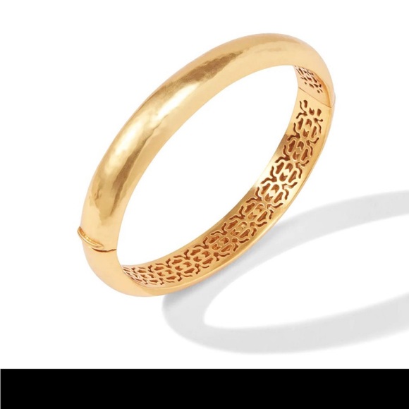 Julie Vos Antonia Gold Bangle Hinge Bracelet - Picture 2 of 8